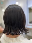 切りっぱなしボブ