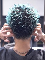 スキル(SKILL)&nbsp;ターコイズグリーン スパイキーショート