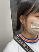 天神 大名 インナーカラー ベージュ