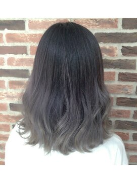 ヘアーデザイン ディードット ウル(D. ulu) ラベンダーグラデーション