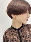 【ハンサムショート】【前髪なしショート】