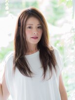 モニカ 横須賀中央店(Monica)&nbsp;デザインカラー/シルキーベージュ/グレージュカラー/斜めバング