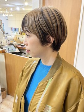 モリオ フロム ロンドン 成増店 【morio成増/米村】アンブレラカラーショート