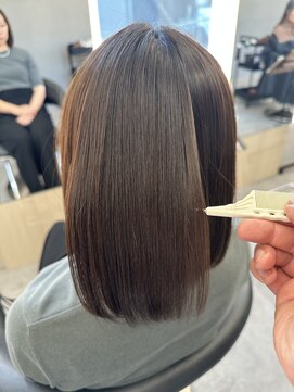 フリーラ 横浜(freera) 髪質改善サラサラプレミアムストレート大人ガーリー韓国ボブ横浜