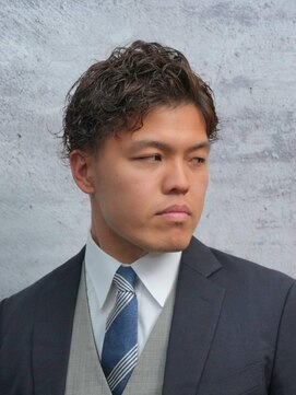 オール 西八王子(All) ビジネスツーブロック七三アップバング