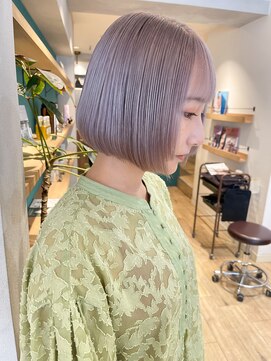 エミス バイ メルト 吉祥寺(emis by melt) 【堀惠】ブリーチカラーラベンダーベージュ吉祥寺20代30代40代