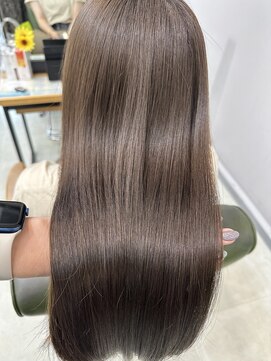 ヘアーアンドビューティーザ エフ(Hair Beauty the F) *艶髪_髪質改善トリートメント_アッシュブラウン_m79