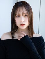 エインアンリー 表参道(AIN.ANLY.) ◯薄めバング短めバングフェイスレイヤーカット切りっぱなしボブ