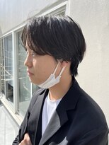 ピープスアンドスー 表参道 渋谷(Peeps&Suu.) メンズカット センターパート マッシュ ナチュラル ショート