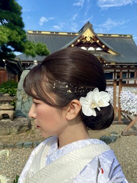 サロン Salon アイ アート ブライダル 花嫁ヘア 白無垢