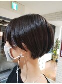 耳にかけられるショート