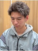 スパイキーショート×グレージュハイライト