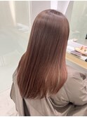 イメチェンホワイトブロンド外ハネボブ美髪ワイドバング韓国黒髪
