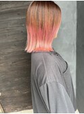 グラデーションカラーピンク