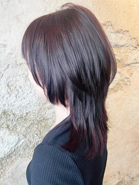 フロール 上大岡(Flor) 【Flor_上大岡】*レイヤーウルフ+バーガンディブラウン*