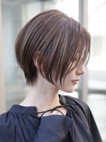 表参道白髪ぼかし髪質改善カラーウルフショートボブ40代50代60代