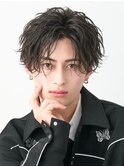 波巻きニュアンスハーフアップ