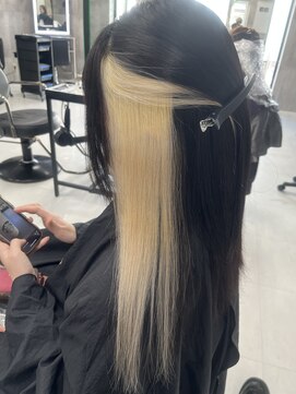 ワンズミラー 海老名店(ONE's MIRROR) 抜きっぱなしインナーカラー