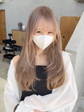 ユーラボラトリー(U LABORATORY) ミルクティーカラー/レイヤーカット