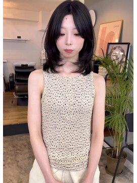 シーン(SCEN) medium layer × natural black