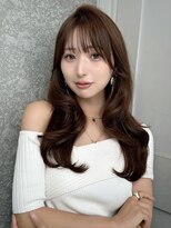 ルームバイシー 新宿(Loom. by Sea)&nbsp;ココアベージュ×レイヤー[小顔/黒髪/オリーブグレー]