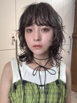 ロンドアンメゾン 原宿(Lond un Maison.)&nbsp;オリーブグレー/韓国風巻き/レイヤーカット/くすみベージュ/原宿