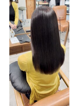 透明感のある暗めブラウンカラー SON