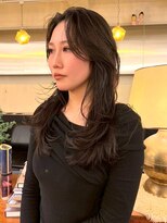 ランプ 代官山(the lamp)&nbsp;透明感アッシュブラウン大人のハッシュレイヤーカット