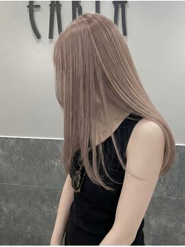 アース 豊橋店(HAIR&MAKE EARTH) ベージュロングスタイル