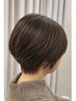 サイクル(CYCLE)&nbsp;伊勢崎/着物へア/ダークアッシュ/ミディアムレイヤーカット