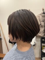 ブルペン(BULLPEN)&nbsp;ダークブラウン×ナチュラルショート