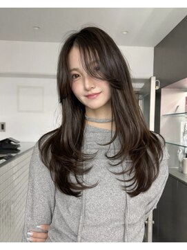 サンドイエナ 横浜店(sand yena) 透明感ラベンダーのワンカールレイヤー