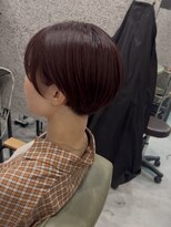 ジルヘアービカミ(Jill hair bikami)&nbsp;ピンクブラウン×刈り上げショート
