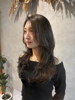 ハウリーヘアアンドスパ(HAURY hair&spa)&nbsp;レイヤーカット×透明感アッシュベージュ