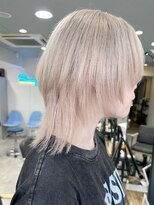 サニー 西中島店(sunny.) レイヤーカット/ウルフレイヤー/ホワイトブロンド
