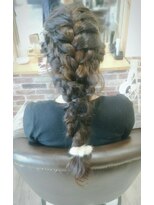 ドゥ ヘア デザイン(Doux hair design)&nbsp;編み下ろしパーティースタイル