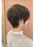 【石田勇士郎】横顔美人マニッシュショートグランジュネイビー
