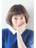 美容室 サボイ 高崎店(SAVOY)&nbsp;スタイリングが簡単！大人かわいいゆるふわひし形小顔ボブ