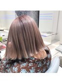 【RAYS金本】切りっぱなしボブ×ピンクベージュ［立川/立川駅］