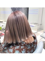 レイズ 立川(RAYS)&nbsp;【RAYS金本】切りっぱなしボブ×ピンクベージュ［立川/立川駅］