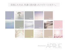 Point２＊日本人の髪では難しかった、グレイッシュ系な発色＊