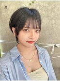/シースールバング/ショートボブ/ひし形/20代30代40代@小原拓馬