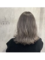 シェリール(CHERiR)&nbsp;可愛すぎる♪ホワイトグレー☆ブリーチ3～4回以上