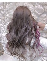 モアナバイヘッドライト 小田原店(Moana by HEADLIGHT)&nbsp;Moana#イヤリングカラー#グレージュ#デジタルパーマ