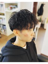 理容 うめむら くせ毛×ツイストパーマ