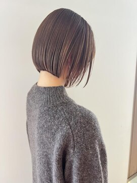 トップヘアーヒルズ 安城(TOP HAIR HILLS) きっちり切る。息を止めては可愛くなるコツ。/ニュアンスカラー