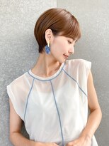 ロンド レグリーズ 立川(Lond leglise)&nbsp;ショート×顔周り×前髪×シルキーベージュ×グレージュカラー