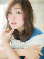 モッズ ヘア 福岡姪浜店(mod's hair)&nbsp;mod's姪浜/フレンチカジュアルオンブレくせ毛風こなれミディh