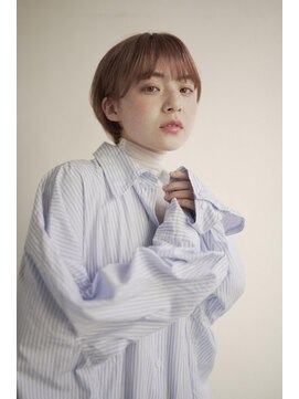 ムク 甲府(muku.) ミディアムヘア/斜めバング/グレージュカラー/甲府駅