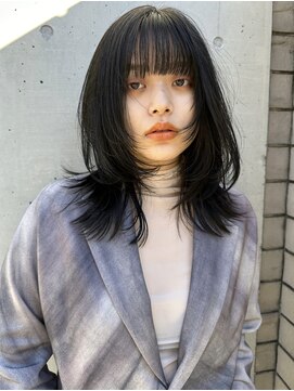 ラグゼ(Luxe) ミディアムウルフ【Luxe鹿田優太】ハッシュカット